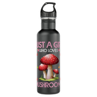Mushroom Lover Women Geschenk nur ein Mädchen, die Edelstahlflasche