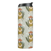 Mushroom-Mädchen Thermosbecher (Nach links gedreht)