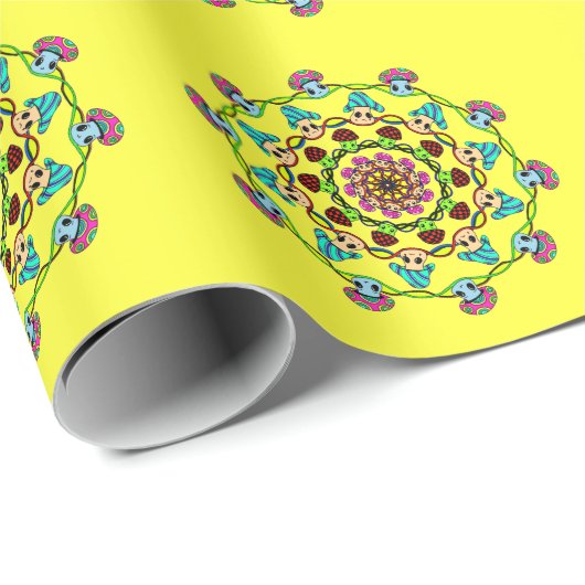 mushroom madness  geschenkpapier (Rolleneckpunkt)