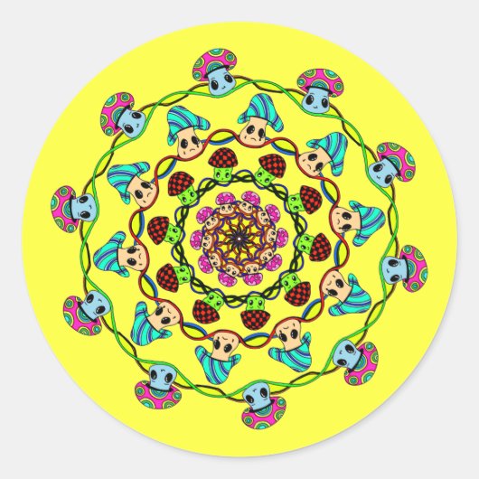 mushroom madness stickers (Vorderseite)