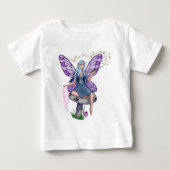 Mushroom Magic Fairy Baby T-shirt (Vorderseite)