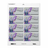 Mushroom Magic Fairy Book Plate Label (Vorne)