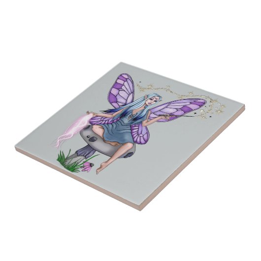 Mushroom Magic Fairy Fliese (Seite)