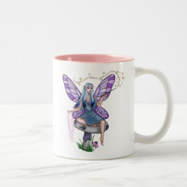 Mushroom Magic Fairy Zweifarbige Tasse