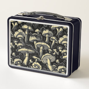 Mushroom Magic Metal Lunch Box