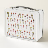 Mushroom Magic Metall Brotdose (Rückseite)