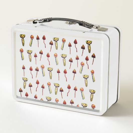 Mushroom Magic Metall Brotdose (Rückseite)