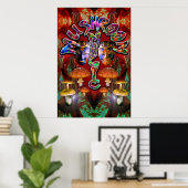 Mushroom Magic Poster (Heimbüro)