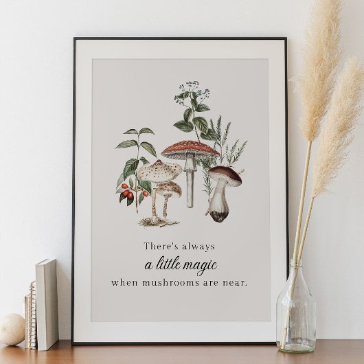 Mushroom Magic Poster