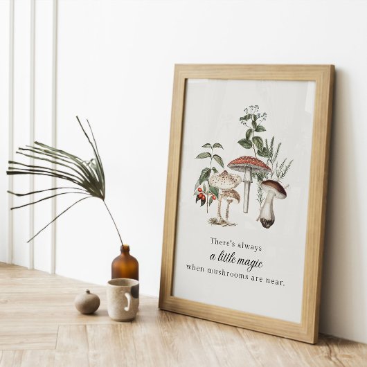 Mushroom Magic Poster