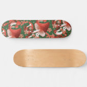 Mushroom Magic Red and Green Skateboard (Horizontal)