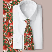 Mushroom Magic rot und grün Krawatte