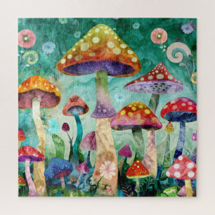 Mushroom Magical Forest Puzzle