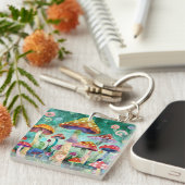 Mushroom Magical Forest Schlüsselanhänger (Vorderseite rechts)