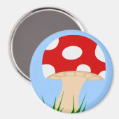 Mushroom Magnet (Vorderseite/Rückseite)