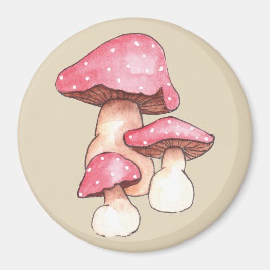 Mushroom Magnet - Kitchen Magnet - Kühlschrankmagn (Vorne)