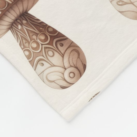 Mushroom Maker Fleecedecke (Ecke)