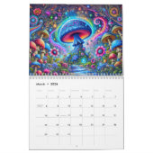 Mushroom Mandalas – Psychedelic Fungi Visions 2026 Kalender (Mär 2026)