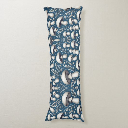 Mushroom Meadow Body Pillow Seitenschläferkissen (Vorderseite Vertikal)