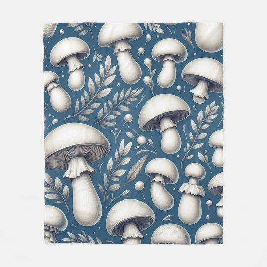 Mushroom Meadow Fleecedecke (Vorderseite)