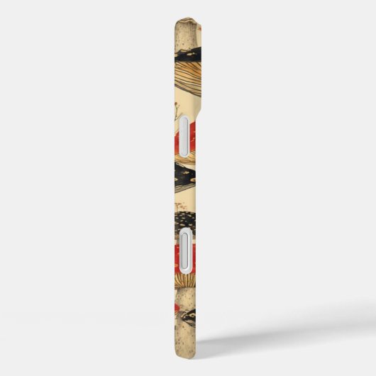 Mushroom Meadow - IPhone 16 Case (Rückseite / Rechts)