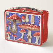 Mushroom Metall Brotdose (Vorderseite)