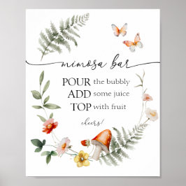 Mushroom Mimosa Bar Poster