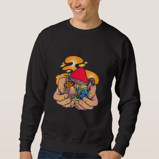 mushroom mix hands lover sweatshirt (Vorderseite)