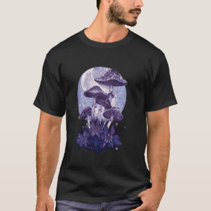Mushroom-Mondphasen für Vintage Kernspannungs-Kern T-Shirt