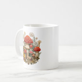 Mushroom Monogram Kaffeetasse (Vorderseite Links)
