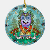 Mushroom Monster Keramik Ornament (Vorne)