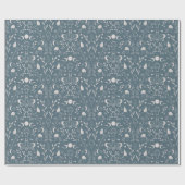 Mushroom Moon Dragonfly Niedliches Herbstmuster Bl Geschenkpapier (Flach)