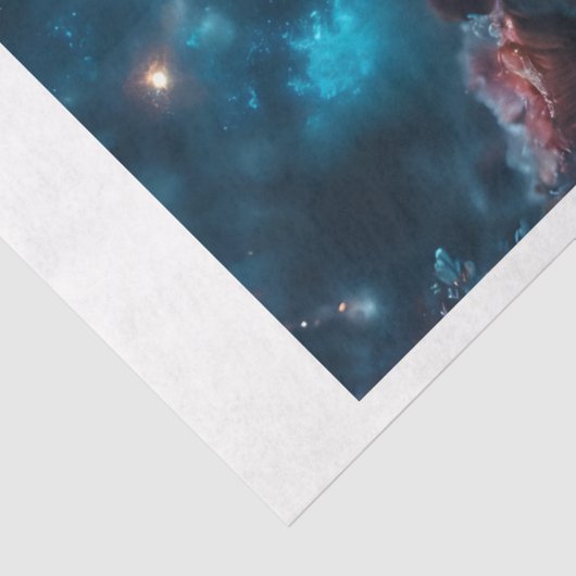 Mushroom Moon Moth Seidenpapier (Ausschnitt)