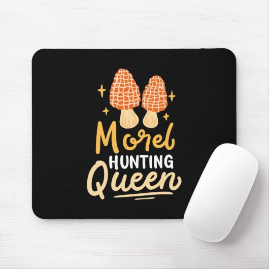 Mushroom Morel Jagdkönigin Mousepad (Mit Mouse)
