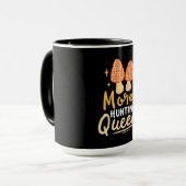Mushroom Morel Jagdkönigin Tasse (Vorderseite Links)