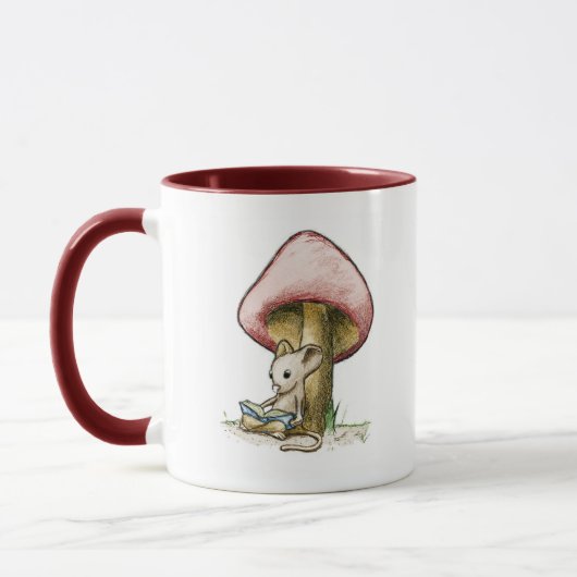 Mushroom Mouse Mug Tasse (Links)