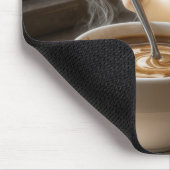 Mushroom Munchkin Stirring Morning-Kaffee Mousepad (Ecke)