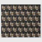 Mushroom Munchkin strahlt vor der Tür Geschenkpapier (Flach)