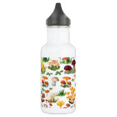 Mushroom-Muster Edelstahlflasche (Links)