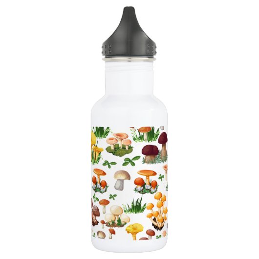 Mushroom-Muster Edelstahlflasche (Links)