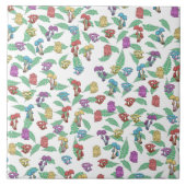 Mushroom-Muster Fliese (Vorderseite)