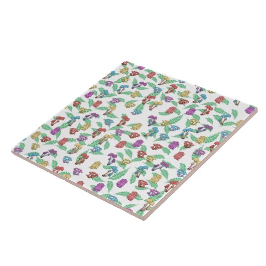 Mushroom-Muster Fliese (Seite)