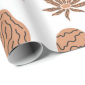 Mushroom-Muster Geschenkpapier (Rolleneckpunkt)