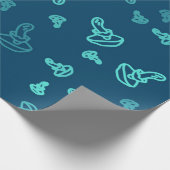 Mushroom-Muster Geschenkpapier (Ecke)