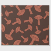 Mushroom-Muster Geschenkpapier (Flach)