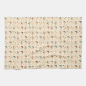 Mushroom-Muster Geschirrtuch (Horizontal)
