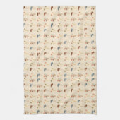 Mushroom-Muster Geschirrtuch (Vertikal)