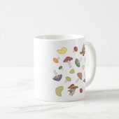 Mushroom-Muster Kaffeetasse (VorderseiteRechts)