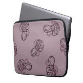 Mushroom-Muster Laptopschutzhülle (Vorderseite Links)