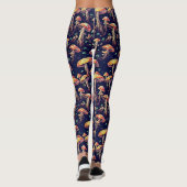 Mushroom-Muster Leggings (Rückseite)